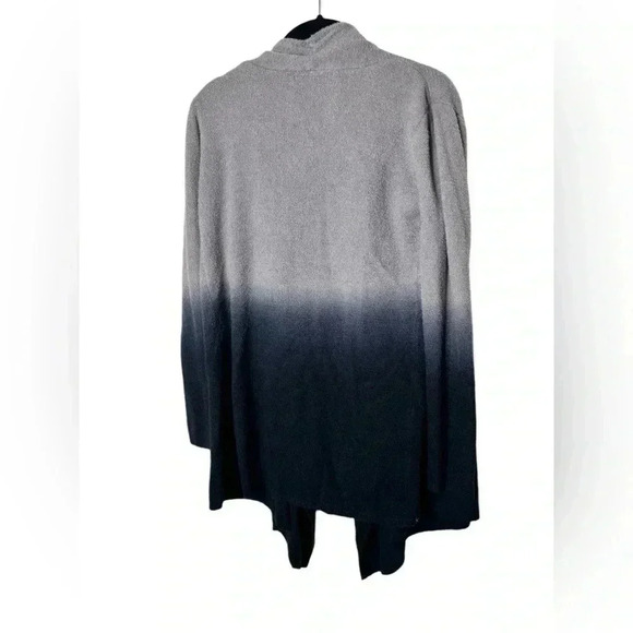 BAREFOOT DREAMS CozyChic Lite Ombre Calypso Wrap Cardigan Loden Carbon S/M - Picture 7 of 16